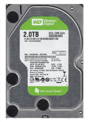 Disco Rigido HDD 2tb Western Digital Caviar Green