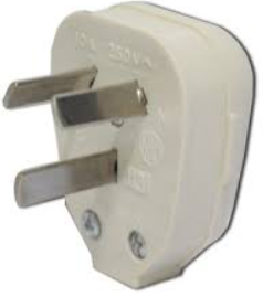 Enchufe macho radial 220v