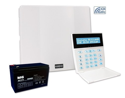 Panel alarma 732 + teclado LCD RF Garnet 