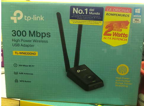 Placa red WiFi 300Mbps High Power Tp-link