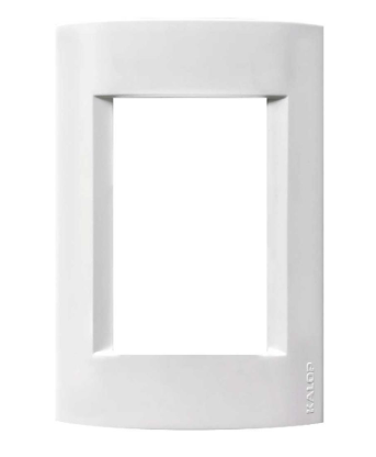 Tapa 3 modulo blanca Scheinder