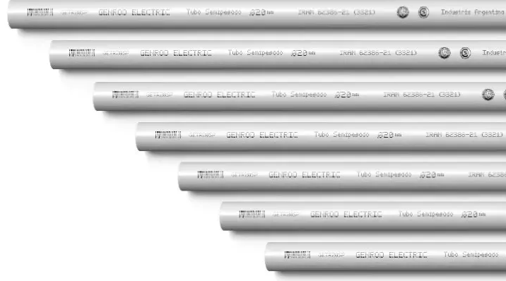 Tubo Rigido 20mm Genrod x mts