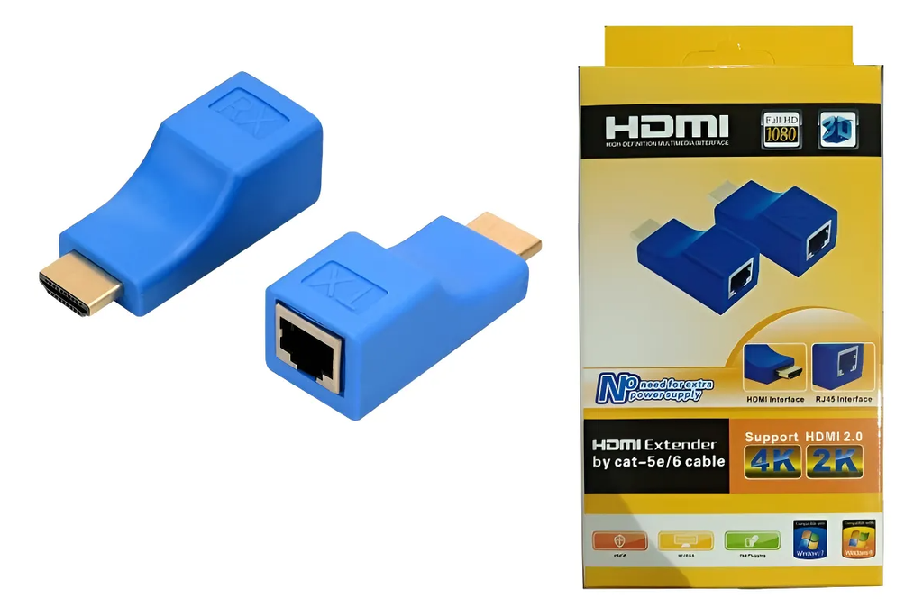 Extensor HDMI by Cat-5e/6 cable JUX