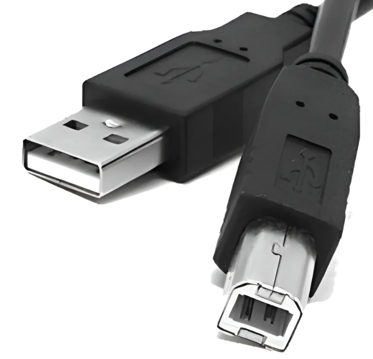 Cable USB impresora Tipo B a Tipo A 1,2mts