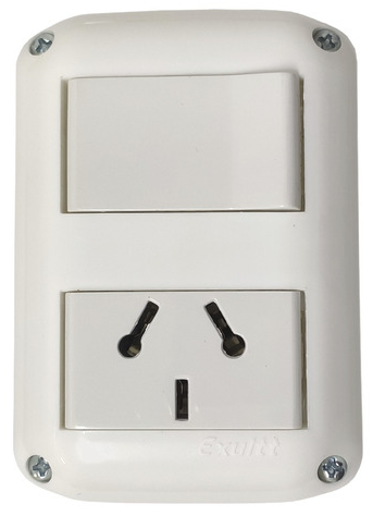 Toma y tecla exterior 