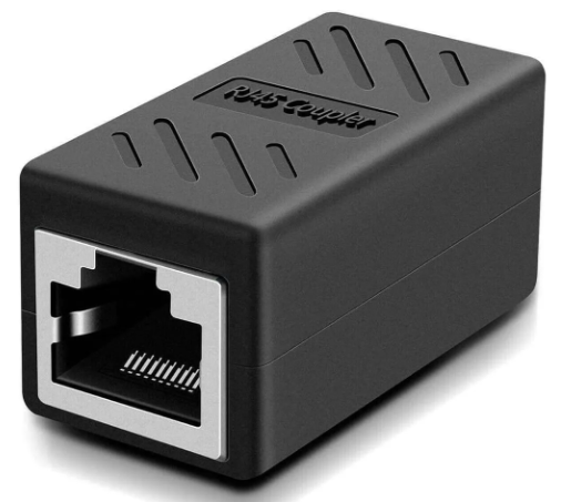 Jack RJ45 doble hembra 