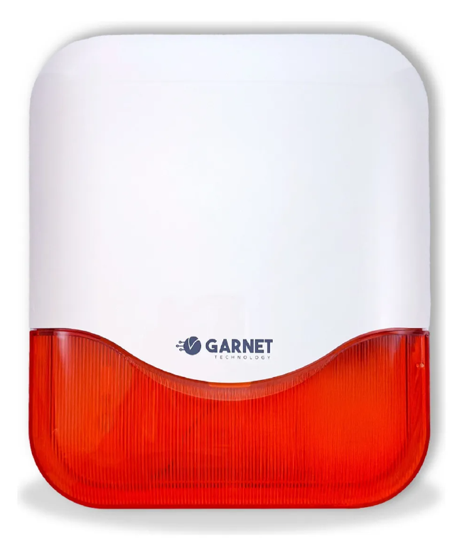 Sirena Inalambrica Exterior Piezoelectrica Wp-2000rf Garnet