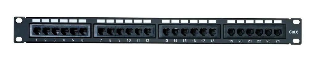 Patchera Patch Panel De 24 Puertos Glc Cat 6 Rj45