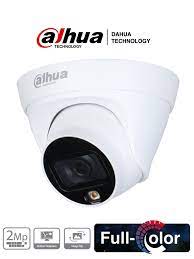 Cam. Dahua IP Domo 2mp PoE 3,6mm Full Color