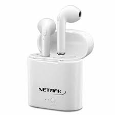 Auricular Netmak Bluetooh Earbuds Blanco