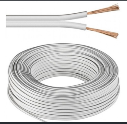 Cable Paralelo Blanco 2x0,75mm x mts