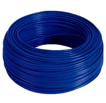 Cable unipolar 4mm azul  Argenplas x mts