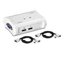 Kvm Trendnet VGA y 2 Usb Tk-207k con cables
