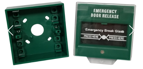 Avisador manual de emergencia &quot;Rompa el vidrio&quot;