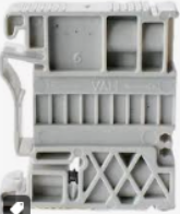 Extremo bornera p/riel DIN