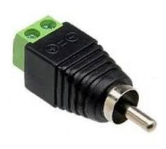 Conector RCA Macho - Bornera