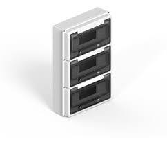 Tablero p/ embutir 36 modulos DIN Genrod
