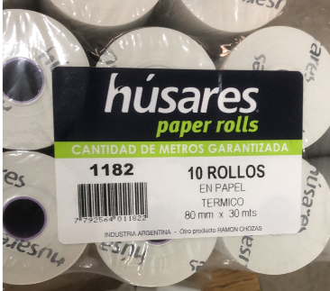 [00717] Rollo termico 80x30 Husares