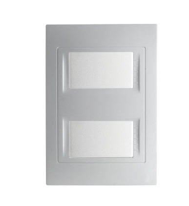 Tapa 2modulos blanca Scheinder