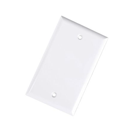 Tapa Luz ciega 10x5 PVC  Exultt