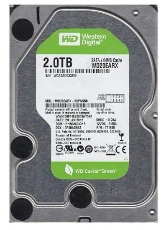 Disco Rigido HDD 2TB WD Green