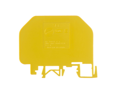 Separador bornera amarillo