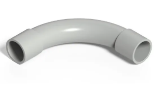 Curva p/caño rigido PVC 1" Gendrod