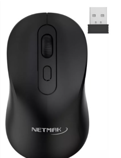 Mouse NETMAK DUAL inalambrico 2.4GHZ recargable 