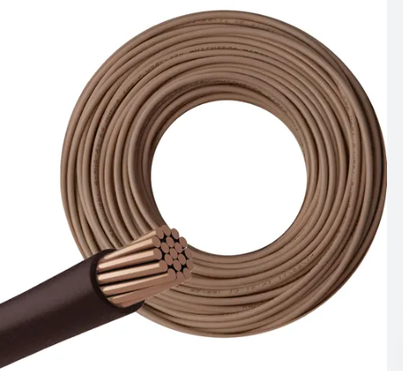 Cable Unipolar 6mm x mts Marron