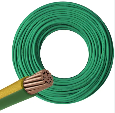 Cable unipolar 4mm verde/amarillo Argenplas x mts