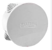 Caja de paso redonda IP44 80x40 Welt