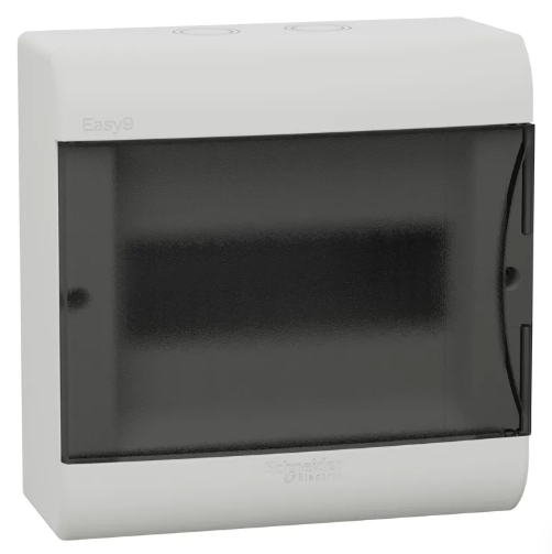 [SCHEZ9E3405] Caja plast. embutir 5 polos  Fume Schneider