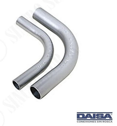 Curva 90º galv. 3/4" 19,05mm Daisa